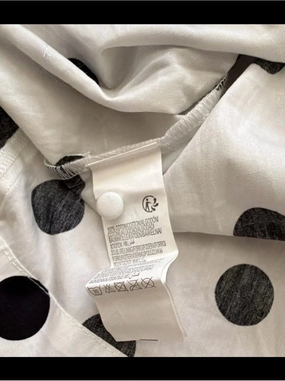 Girls White and Black Polka Dot Casual Sundress